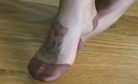 Hot Legs and a Tattooed Foot - [attribute.fwfetishes2] Videos